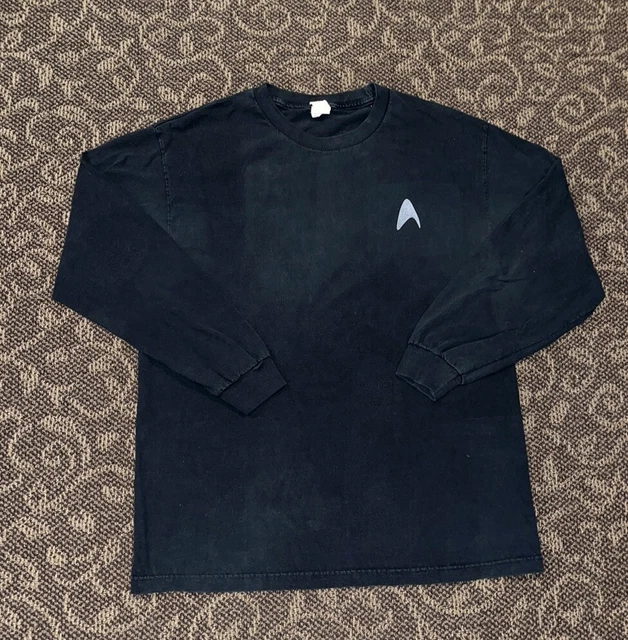 2013 OFFICIAL STAR Trek Spock USS Enterprise Uniform Long Sleeve T