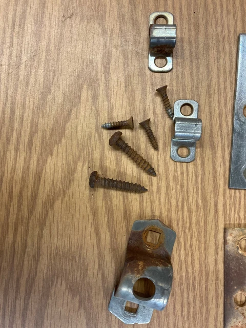Huge Lot Of Vintage Stanley/ National/ Misc. Barn Door Hinges, Latch, Hardware 9