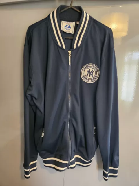 Vintage Majestic Jacket 90s MLB New York Yankees Yankee Stadium