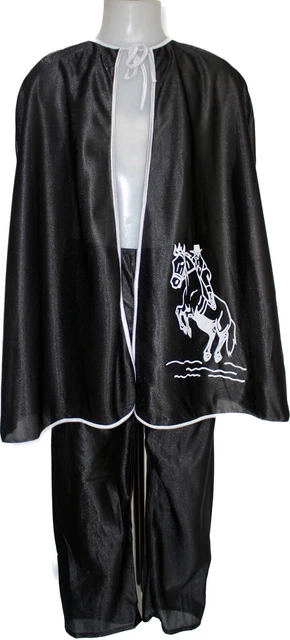 Costume Highwayman Spessa Turpin Robber Bandito Zorro Abito Fantastico Età 6 7 8, 8 9 10