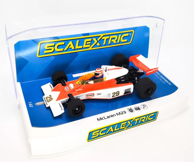 Scalextric C4308 Formula One McLaren M23 -Dutch GP 1978 -1/32 Slot Car