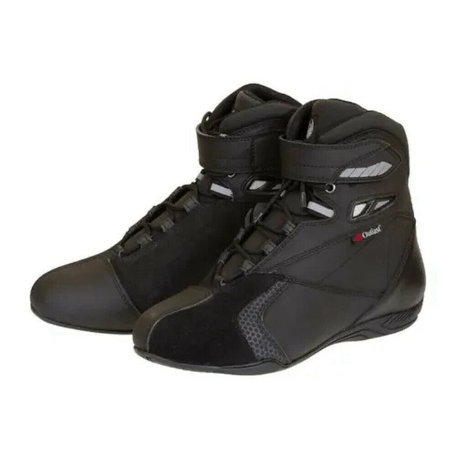 Merlin Alpha Outlast Leather Paddock Short Motorcycle Boots Black - UK 7 / EU 41