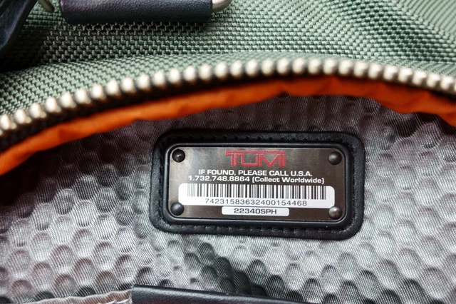 TUMI Alpha Bravo Everett Essential Tote Ballistic Nylon Green 22340 10