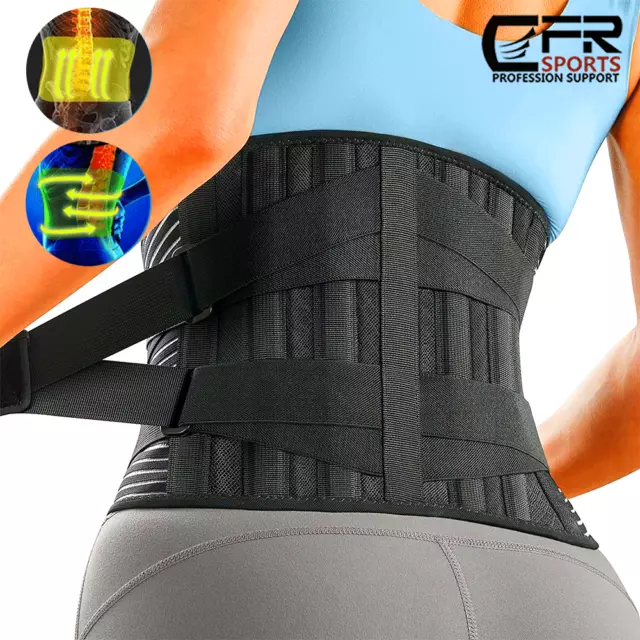 CFR Rücken Stützgürtel Rückenbandage Kompression Lendenwirbelstütze Lumbo Gürtel