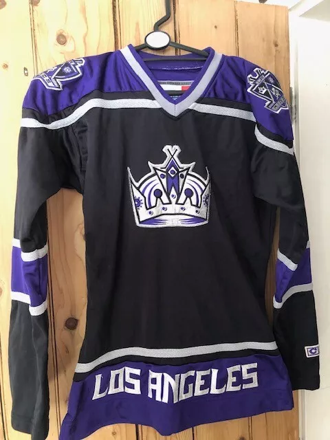 Vintage LA Kings NHL long sleeved jersey Official Licenced by CCM Women XS
