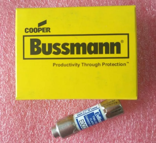 Edison EDCC15 EDCC-15 ( 15 Amp ) 15A 600Vac TIME-DELAY CLASS CC Fuse Bussmann