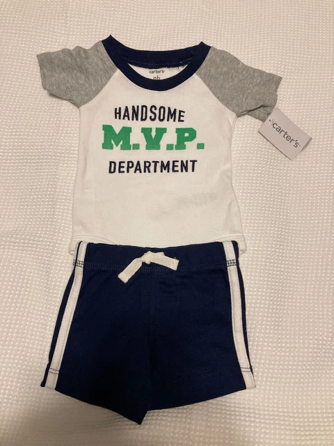 Carters Baby Boy Handsome Mvp Newborn Set