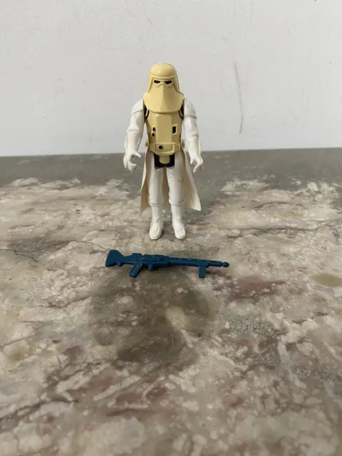 Star Wars Vintage Snowtrooper Pbp No Coo 1980 Lfl Complet Original Bon État