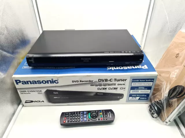 Panasonic DMR-EX84C DVD & Festplattenrecorder 160GB Kabelrecorder DVB-C - SEHR G