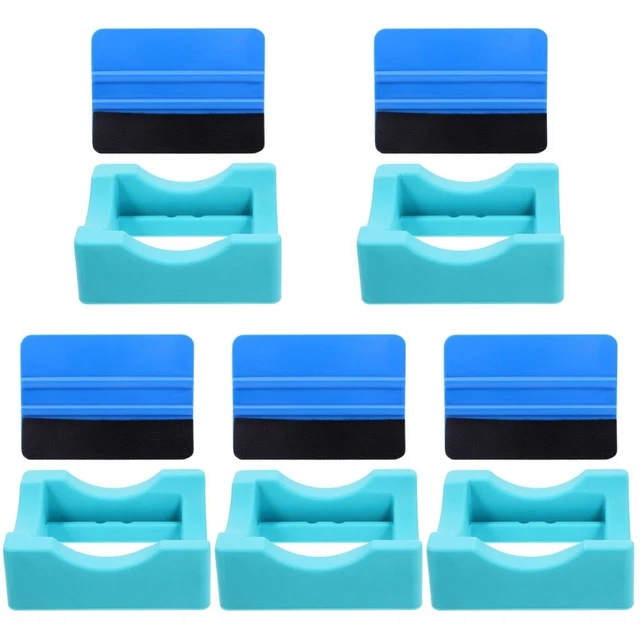 5 juegos de portavasos de silicona 3,5X8,5X10,2 cm gel de sílice