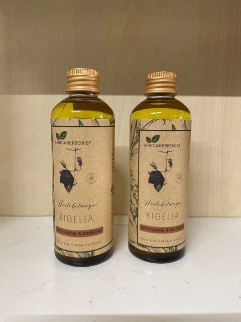 Huile Essentielle De Kigelia Bazooka - 250 Ml - Bio, Mélange écorce Et Racine - Transparent, Fabriqué En France