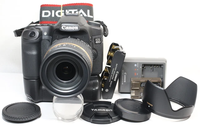 EXCELLENT CANON EOS 40D 10.1MP DSLR Camera + Tamron 18-270mm