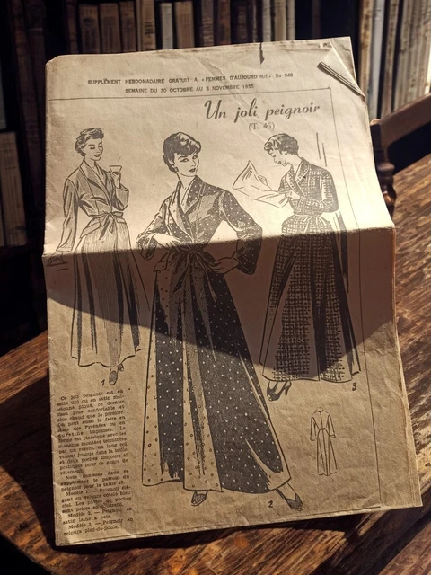 RARE PATRON DE couture vintage ancien, marque Ancienne, collection ...