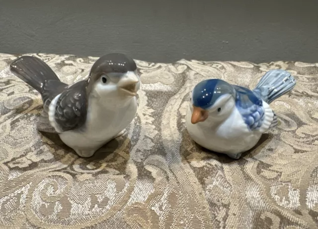 Vintage Otagiri Porcelain Bird Figurines Pair  Made in Japan