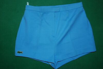 shorts LACOSTE vintage chemise tennis rare retro  deadstock 1981 vilas anni 80 