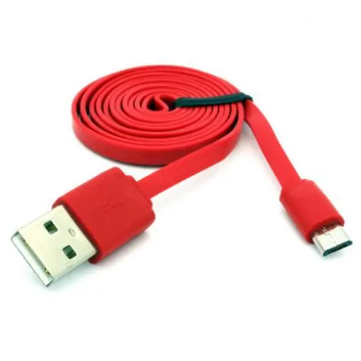 6FT USB CABLE MICROUSB CHARGER CORD POWER WIRE SYNC FLAT for PHONES & TABLETS