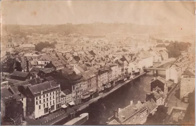 Belgique, Namur, Vue panoramique 2, Vintage print, circa 1890 Tirage vintage lég