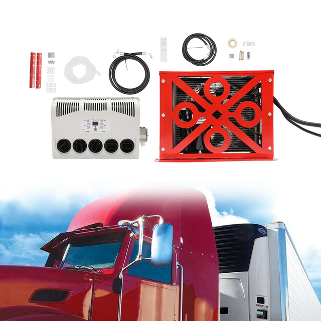 11000 BTU TRUCK Cab Air Conditioner 12V Split AC Fits Semi Trucks Bus