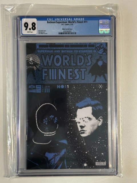 Batman/Superman World's Finest #11🎸CGC 9.8 MINT🎸Jack White Variant🎸FREE SHIP