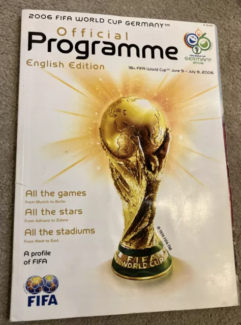 2006 FIFA World Cup Germany Official Programme English Edition