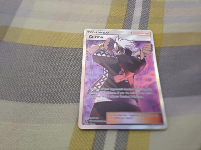Pokémonkarte Guzma SV84/SV94 Trainer glänzender Tresor Vollkunst (Altkunst)