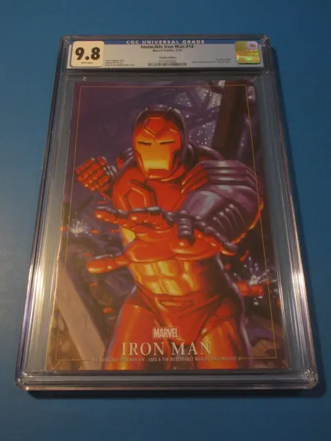 Invincible Iron Man #14 Hildebrandt Variant CGC 9.8 NM/M Gorgeous Gem Wow