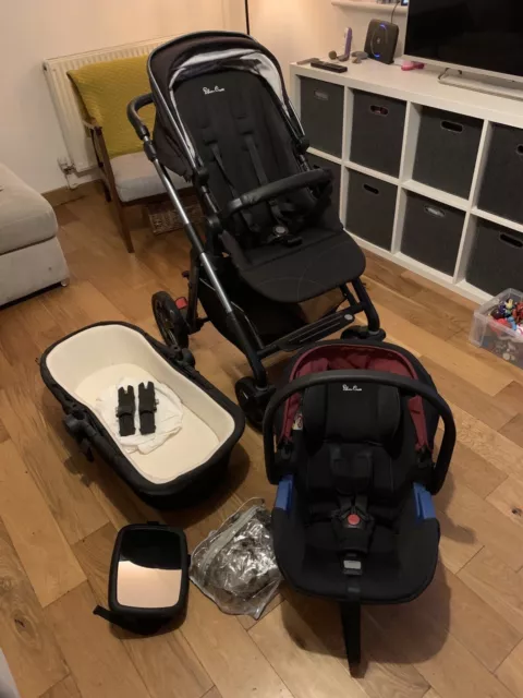 Silver Cross Wayfarer Pram and Travel System Bundle - Cardiff