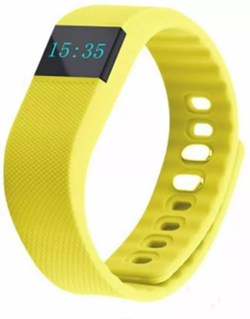 Sport Smart Bracelet. Smartband Wristband Fitness Tracker for IOS Android YELLOW
