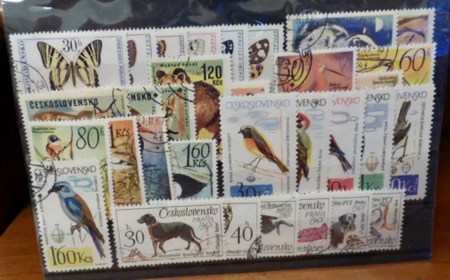 Briefmarken ehm. Tschechoslowakai - Kleines Lot 1964 - 1967 (gestempelt)