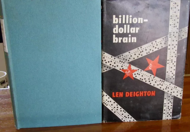 Billion-Dollar Brain ~ Len Deighton.    HbDj 1967 Aust Edn     UNread in MELB