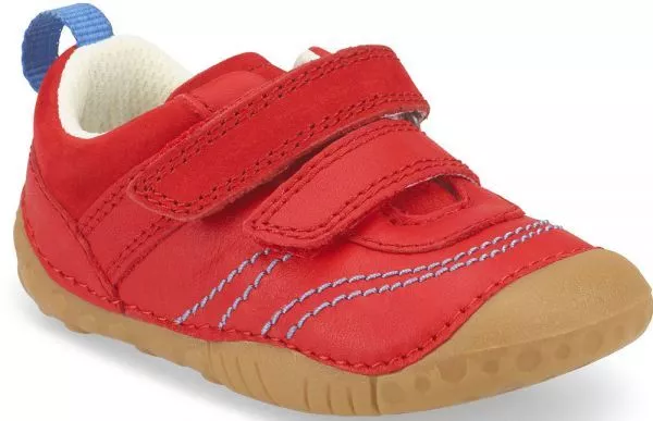 Start-Rite 'Baby Leo' Red Leather Baby Shoes