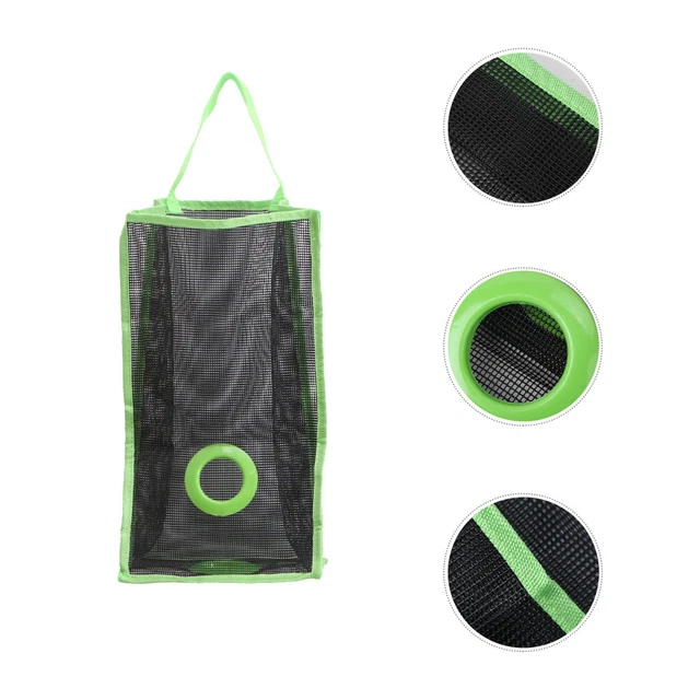 Soporte de cesta de ropa plegable para bolsa de basura organizador bolsa de compras