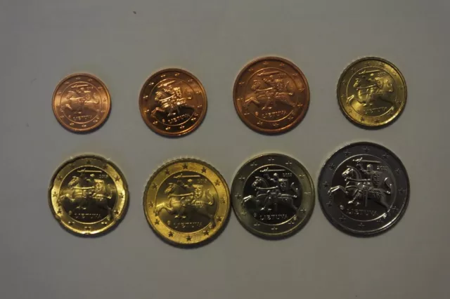 monnaie euro Lituanie pièces neuves année  2015 ( 1ct/2€)