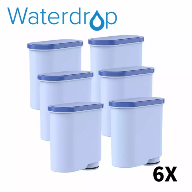 6x CA6903 Filtre compatible avec Machine à Café Série Saeco Philips AquaClean