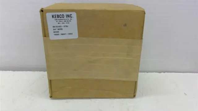 Kebco 0803822075U Clutch Brake with Timing Pulley 3/4"Bore 90VDC