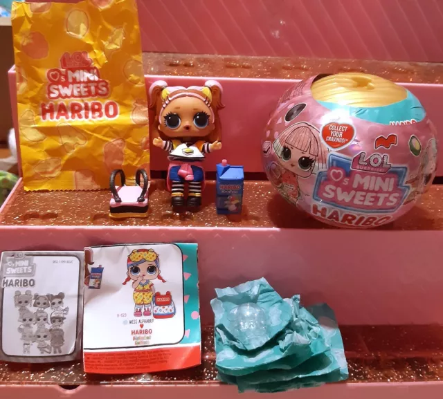 LOL Haribo Surprise Doll Mini Sweets Series MISS LICORICE Complete Unused/New 🍬