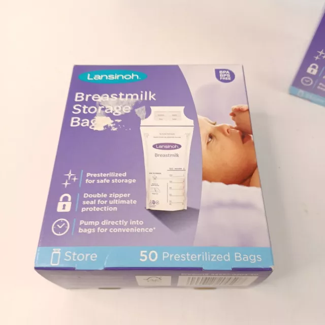 Lansinoh Breastmilk Storage Bags 50 Pre Sterilized Bags