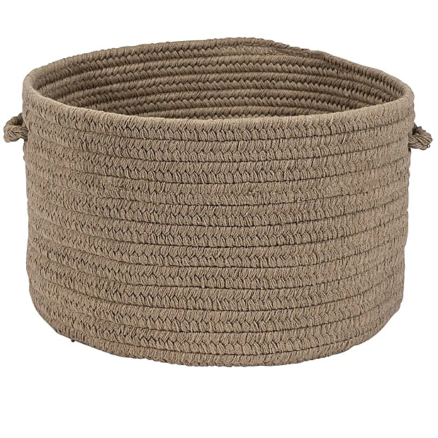 Colonial Mills LS12A013X009 13 x 13 x 9 in. Sunbrella Solid Basket, Alpaca