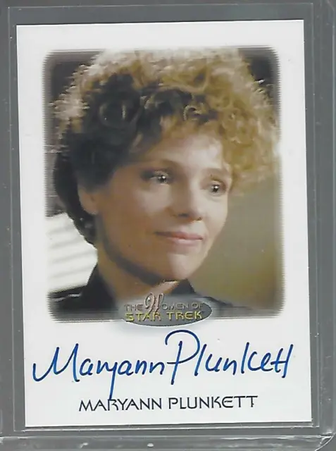 Women of Star Trek  Art & Images Maryann Plunkett  (WOST) Autogramm autograph