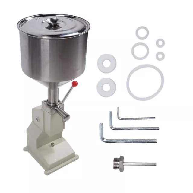 Abfüllmaschine manuell Abfüller Handpress Füllmaschine 5 bis 50 ml 10L, +/- 1%