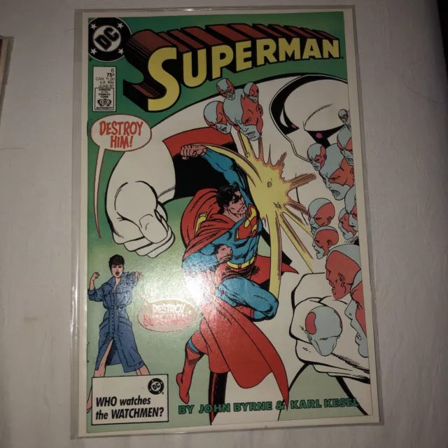 Superman #6 destroy super-man June 1987 DC comics