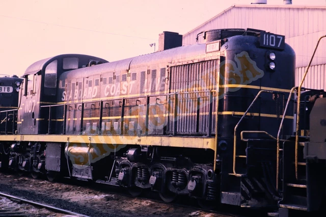 Vtg 1970 Train Slide 1107 SCL Seaboard Coast Line Railroad X3M110