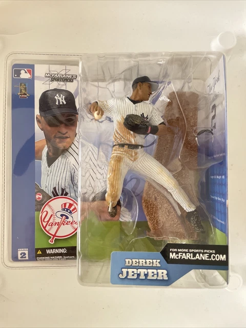 New York Yankees Derek Jeter MLB Sculpture Featuring A Beveled Glass