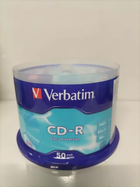 Verbatim CD de Reescritura, Pack de 50 Unidades (43787)