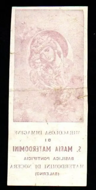 814 Santino antico Madonna Maria SS di Materdomini da Nocera Superiore 2