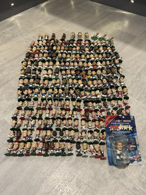 ⚽️250 Vintage Corinthian Football Figures bundle/JOBLOT-Microstars-Fast/Free P&P