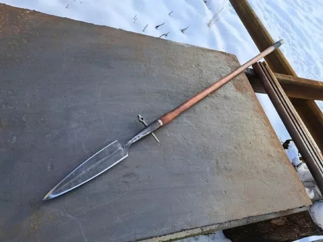 Medieval 300 Spartan Spear Hand Forged Ottoman Style Viking Spear For Combo