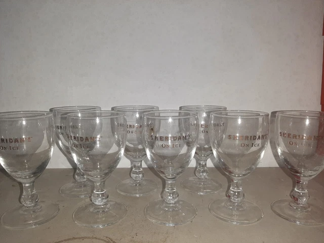 Set 8 bicchieri Sheridan's on ice