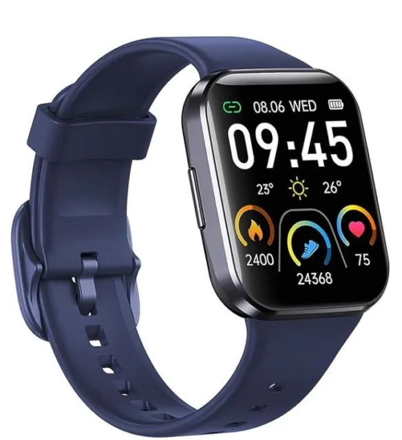 Smart Watch 1.70" with Step Counter, Calculator,IP68 Waterproof AndroidIOS