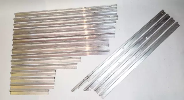 19x profilo prim'ordine a strisce alluminio metallo alluminio profilo alluminio binario